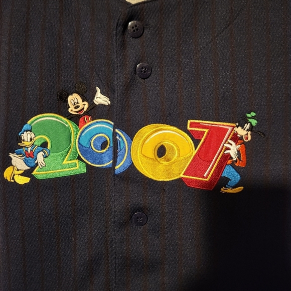 2007 WALT DISNEY WORLD BASEBALL JERSEY Kids Size XL - Picture 3 of 5